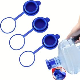 Upgraded Reusable Water Bottle Caps (3-Pack) - Universal Fit for 55mm 3/5 Gallon Jugs - Heavy Duty & Leak Resistant Design